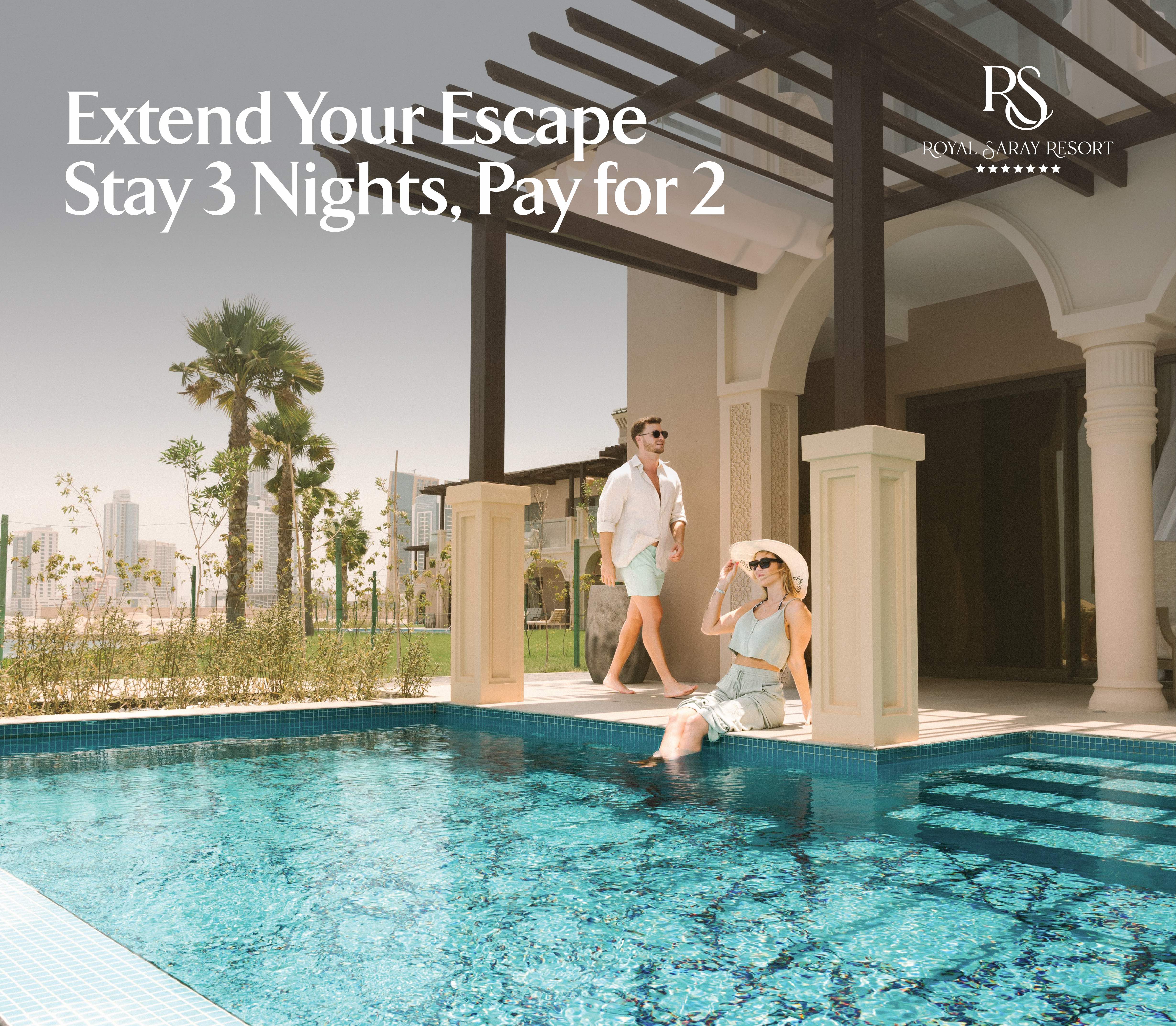 Extend Your Escape - Stay 3 Nights, Pay for 2